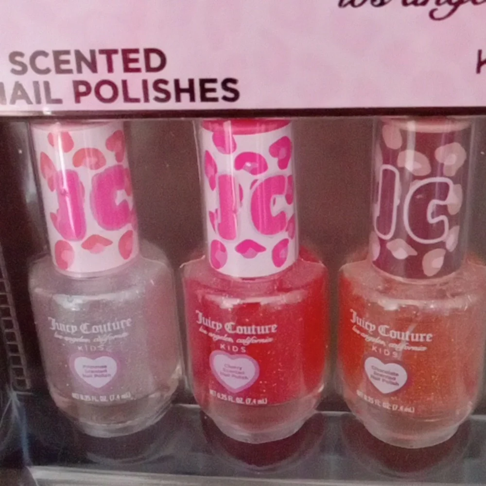Juicy Couture Kids Nail Polish Set with Sweethearts Lip Gloss